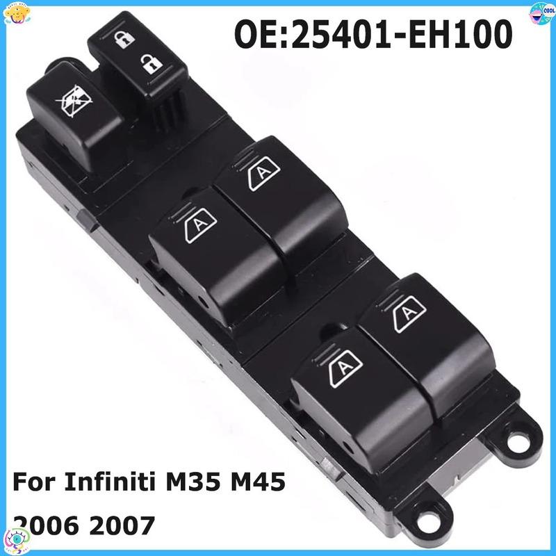 

Car Accessories for Infiniti M35 M45 2005 2006 2007 2008 Front Left LHD Electric Power Window Switch Control Lifter Button Parts
