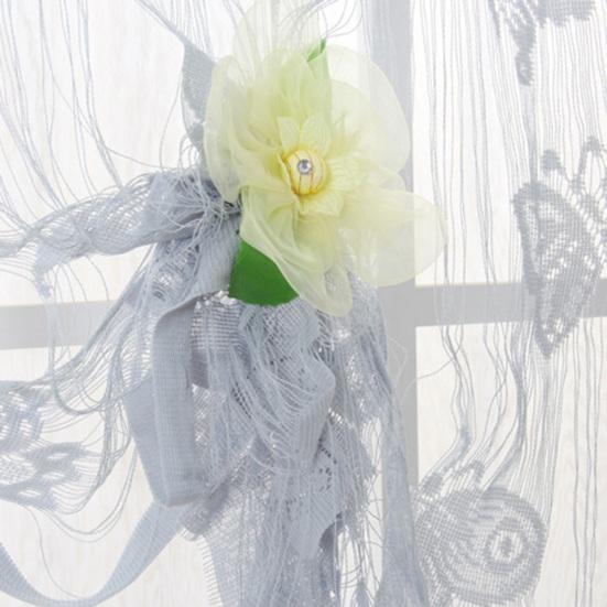 וילון מחרוזת דפוס פרפר חלון דלת בית חדר וילון מפריד מודרני