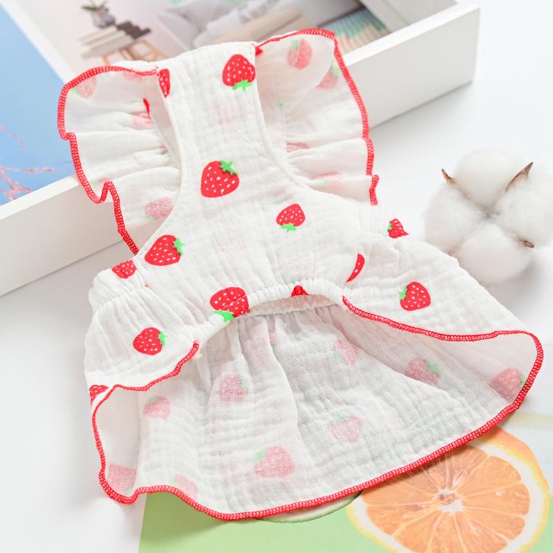 Pet dog dog clothes princess skirt spring autumn summer small dog teddy pomeranian quiet lady skirt