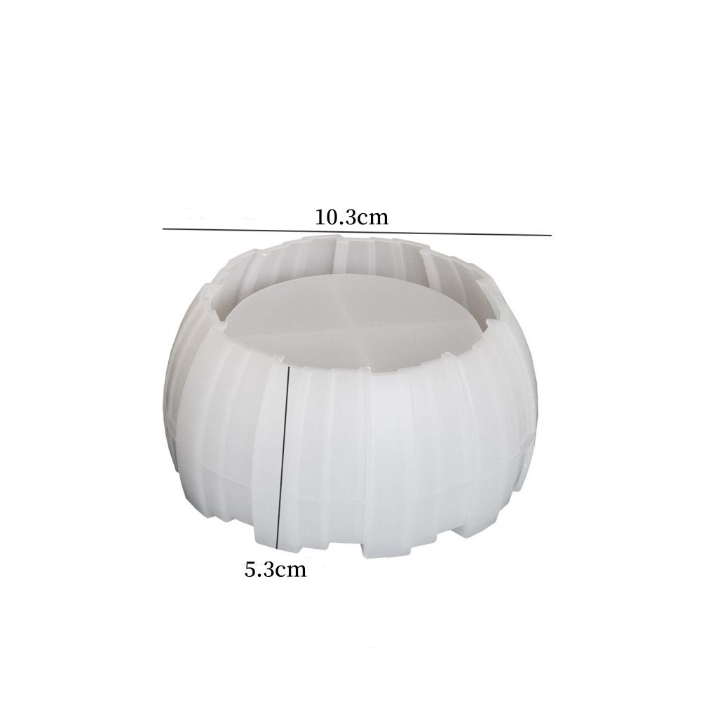DM1210 Concrete Flower Pot Silicone Mold Succulent Plants Cement Plant Pot Molds DIY Planter Art Craft for Home Decor Ornament