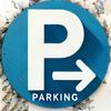 Retro Aluminum Arrow Parking Sign  X Inch Round Wall Decor Vintage Style for Home Office Kitchen Party Durable Metal Sign