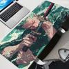 New Mouse Pads Big One Piece Roronoa Zoro Gamer Gaming Accessories Speed Keyboard Rubber Lock Edge Desk Mat Laptop Mousepad