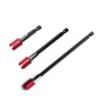 1/3Pcs 300Mm Self-Locking Extension Rodred Extended Hexagonal Handle Quick Release Connecting Bar Screwdriver Extension Tool