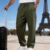 Mens Casual Sports Pants With Noniron Fabric For Daily Wear And Active Lifestyle