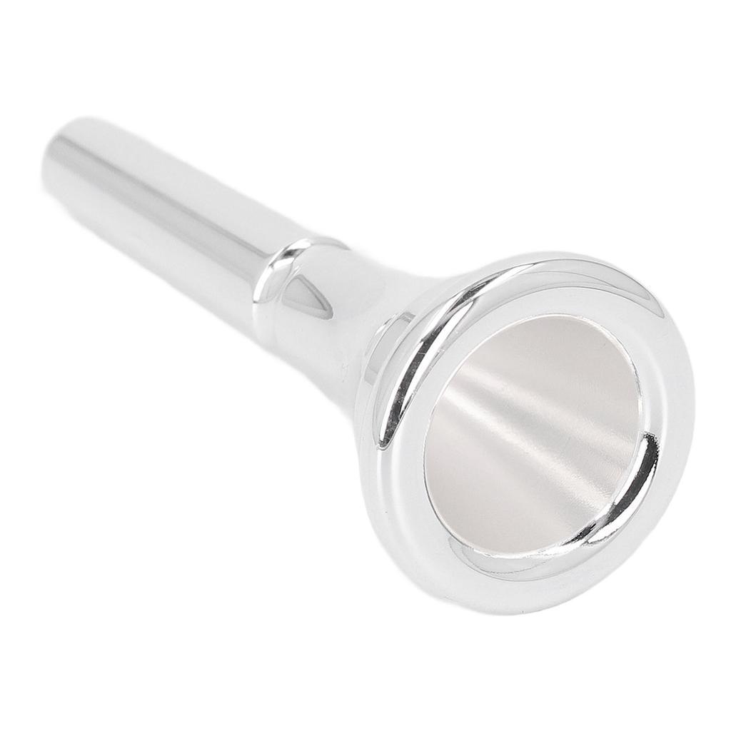 Mundstück für Waldhorn Metall Versilbert Standard Waldhorn Mundstück Ersatz für Anfänger
