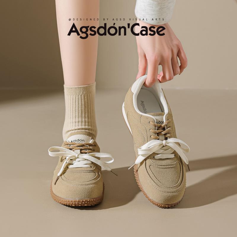 Augustine Ballet Style German Training Shoes Women's 2025 New Summer Flat-bottomed Forrest Gump Shoes Mesh Casual Sneakers
