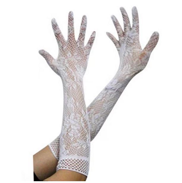 Flirty Lace Gloves: Women's Sexy Mesh Accessories
