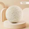 Extra Large Sisal Toy Ball for Chewing and Scratching, Interactive Boredom Toy for Indoor Cats