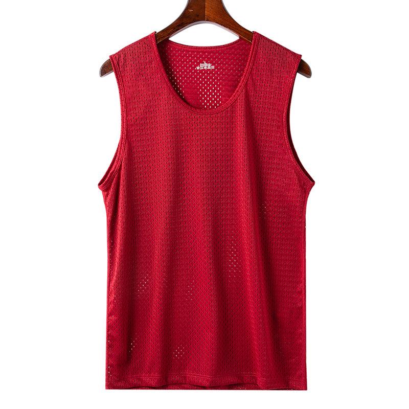 Men's Summer Ice Silk Quick-Dry Sleeveless Tank Top