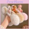 Winter Childrens Horse Cartoon Hair Band With Plush Material For Girls And Babies
