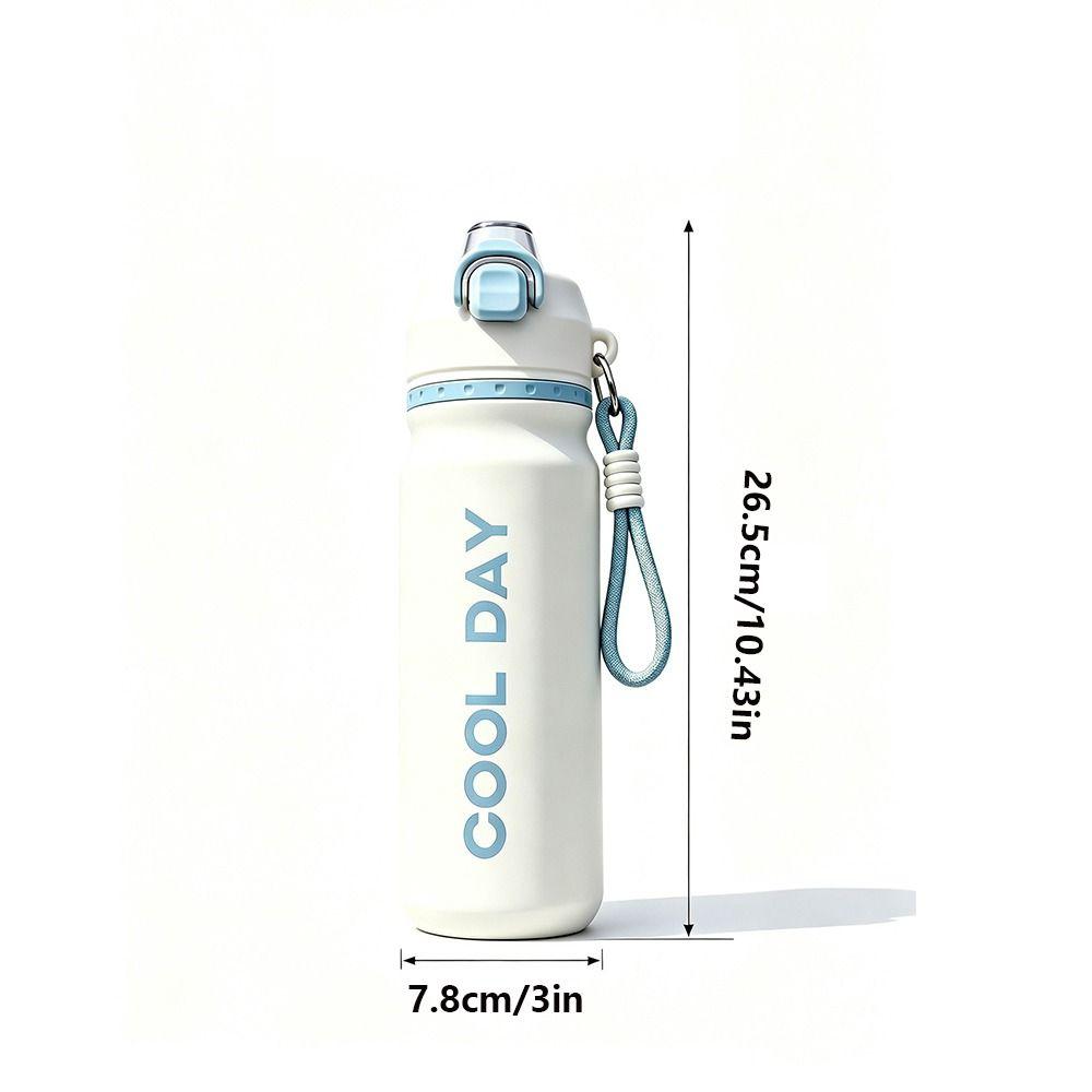 Leakproof Spray Insulated Cup 700M Vacuum Flask Reusable Insulated Water Bottle Gift