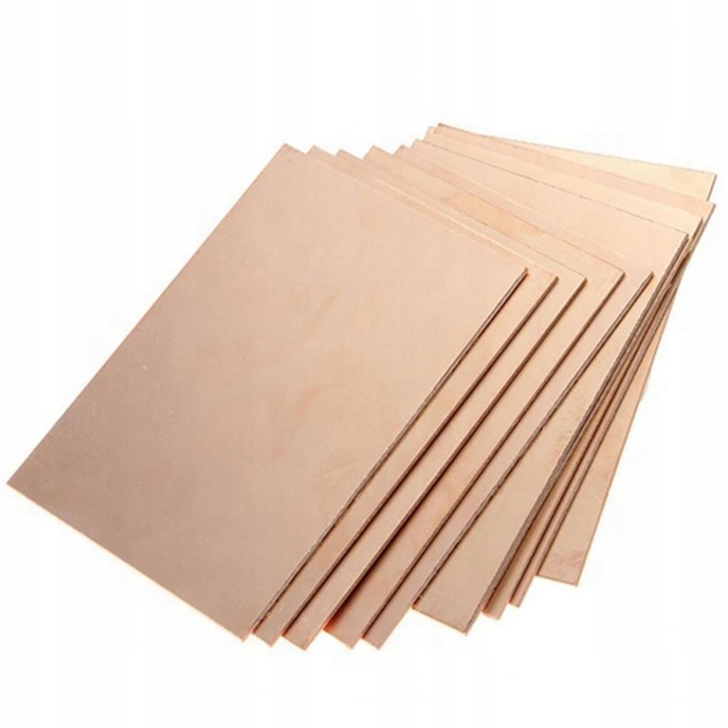 Rosfix PCB FR4 1mm 20x30cm – Dwustronny Laminat do Obwodów Drukowanych | Miedź Obustronna | Idealny do DIY i Prototypów