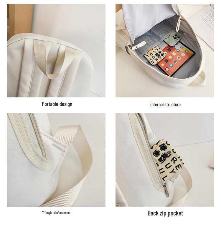 Trendy College-Style Large Capacity Backpack for Students - Unisex Travel & Casual Bag