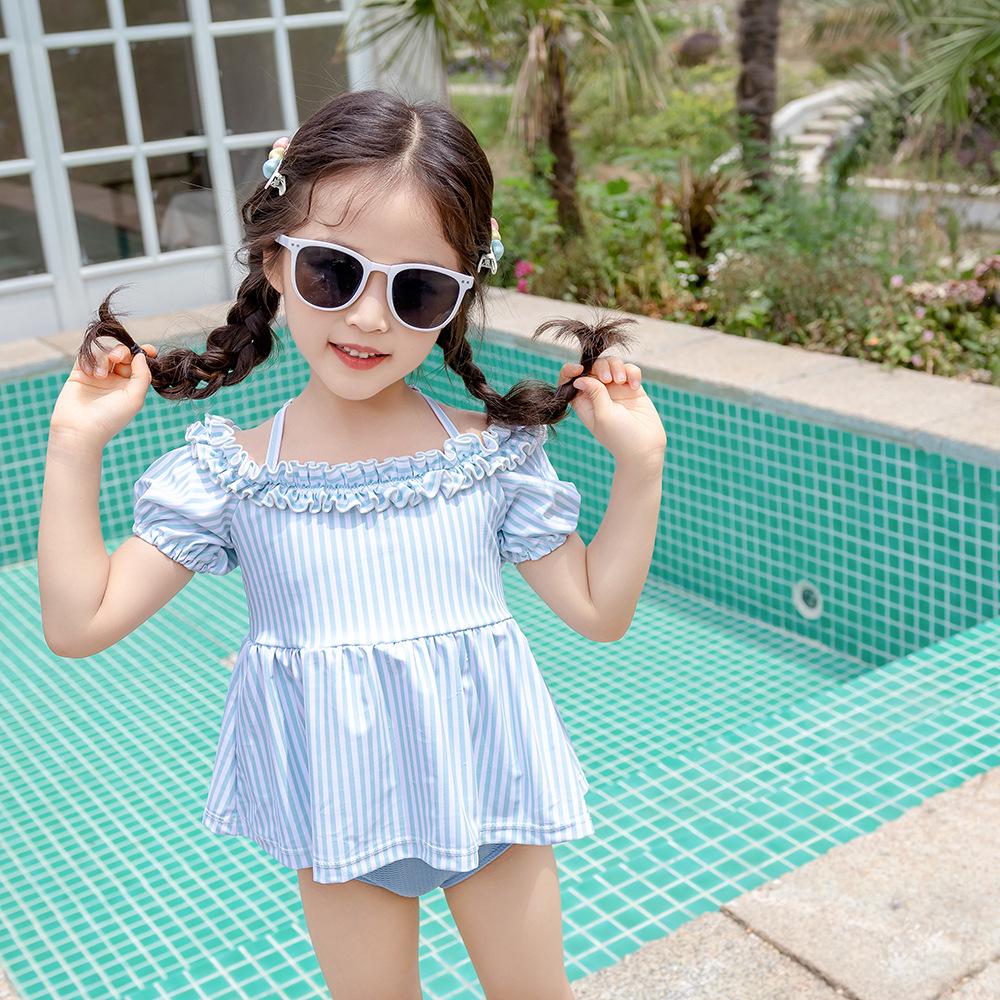 

Quick-Dry One-Shoulder Kids Swimsuit XXL