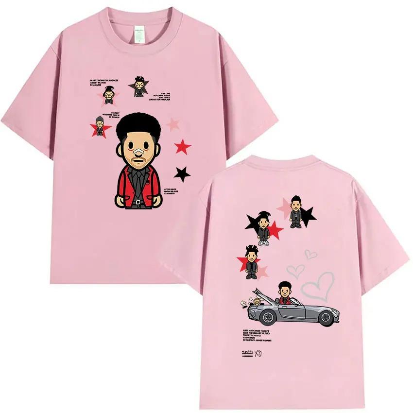 Rapper THE WEEKND 2026 Tour Album Merch TShirt  Mens Vintage HighQuality Trendy Casual 100 Cotton Short Sleeve TShirt