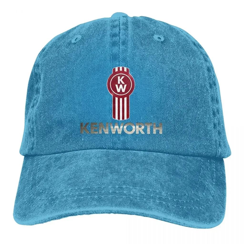 Washed Unisexs Baseball Cap Simple Truck Trucker Snapback Caps Dad Hat Kenworth Golf Hats