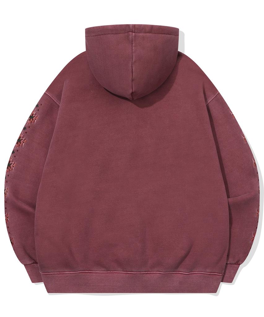 Cpgn Studio [2-Way] Skirt Sleeve Pigment Hooded Zip-Up Dusty Pink