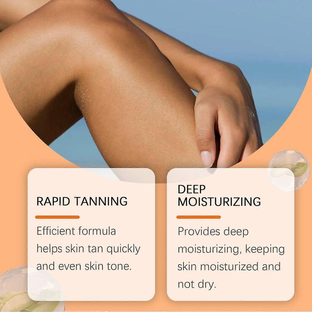 Limited time!!Ouhoe Skin Tanning Care Lotion Summer Outdoor Beach Tanning Oil For A Gentle, Moisturized Bronze Skin