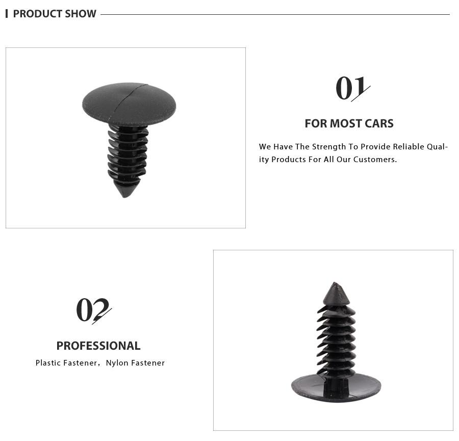 100pc Door Bumper Fender Cover Automotive Fastener Plastic Auto Trim Clip Rivet