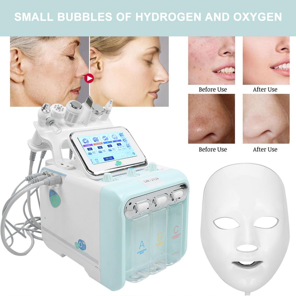 Hydrogen Oxygen Water Oxygen Injector Facial Skin Rejuvenation Beauty MachineEU Plug 220V