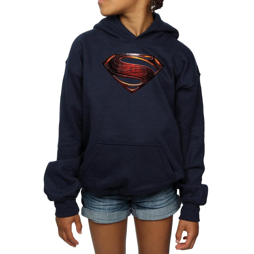 DC Comics Girls Justice League Movie Superman Emblem Hoodie