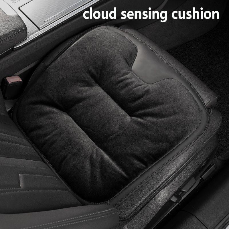 Ergonomic Comfortable flannel Car Seat Cushion, Enhances Comfort & Support, Ideal for Office Chairs, Home Desks, Long Car Drives