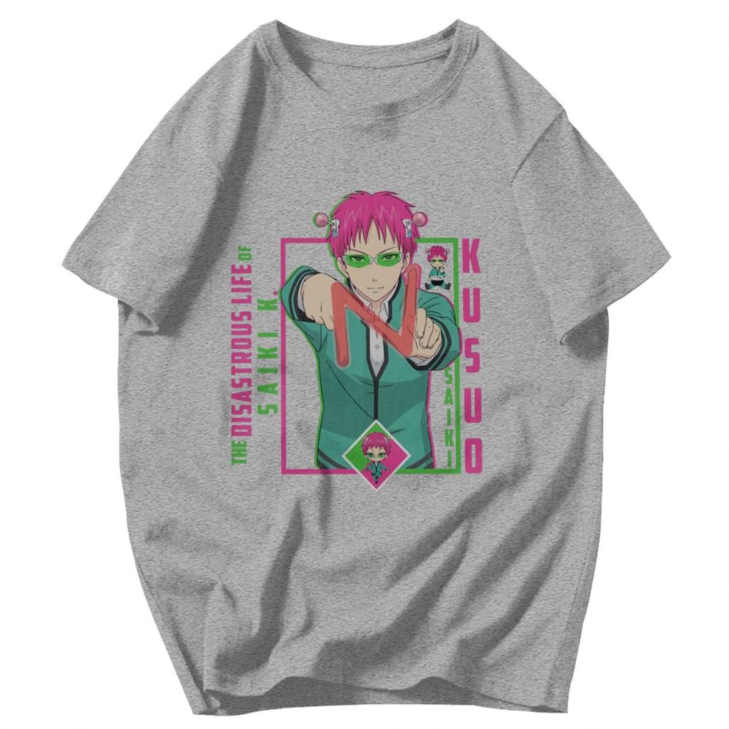 Men T Shirt The Disastrous Life Of Saiki K Saiki Kusuo Pops Y2K Graphic Quality Unisex Tops T Shirts