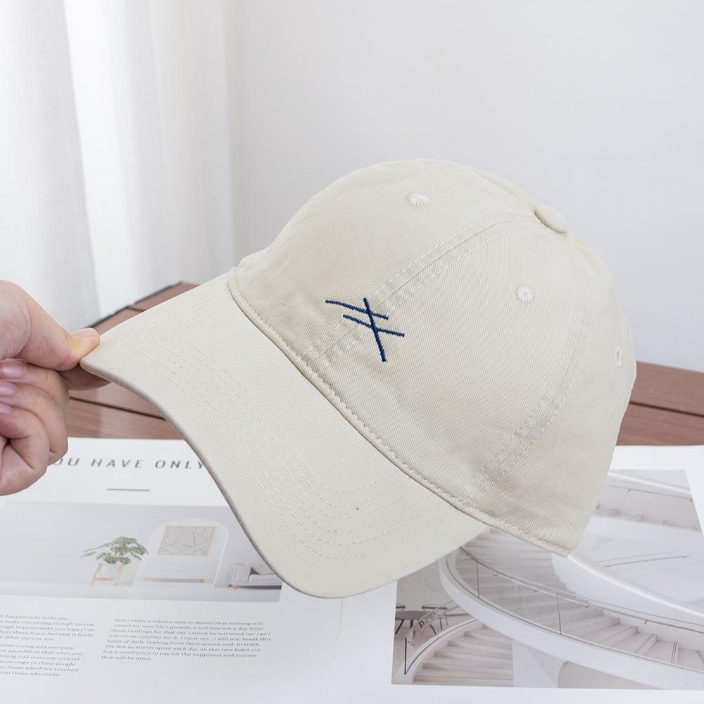 Casual Simple Embroidered Baseball Cap Children's Autumn New Couple Cap Versatile Face Small Soft Top Hat