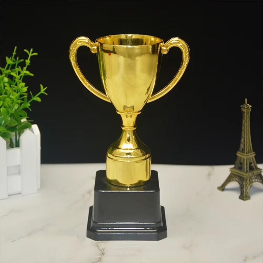 Gold Gold Trophy Awards Magnolia Plastic Award Cup School Rewarding Supply Rose Winner Award Trophy Toy