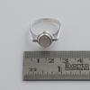 Rose Quartz Silver Ring, Pure 925 Sterling Silver Handmade Jewelry, Silver Jewelry, Unisex Ring Ar8945