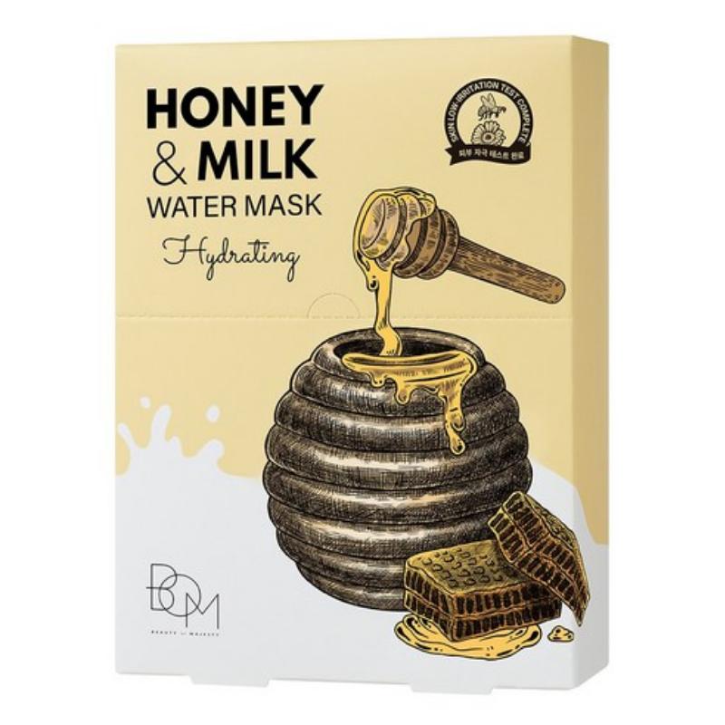 BOM Honey and Milk Water Mask 25g×10 sheets
