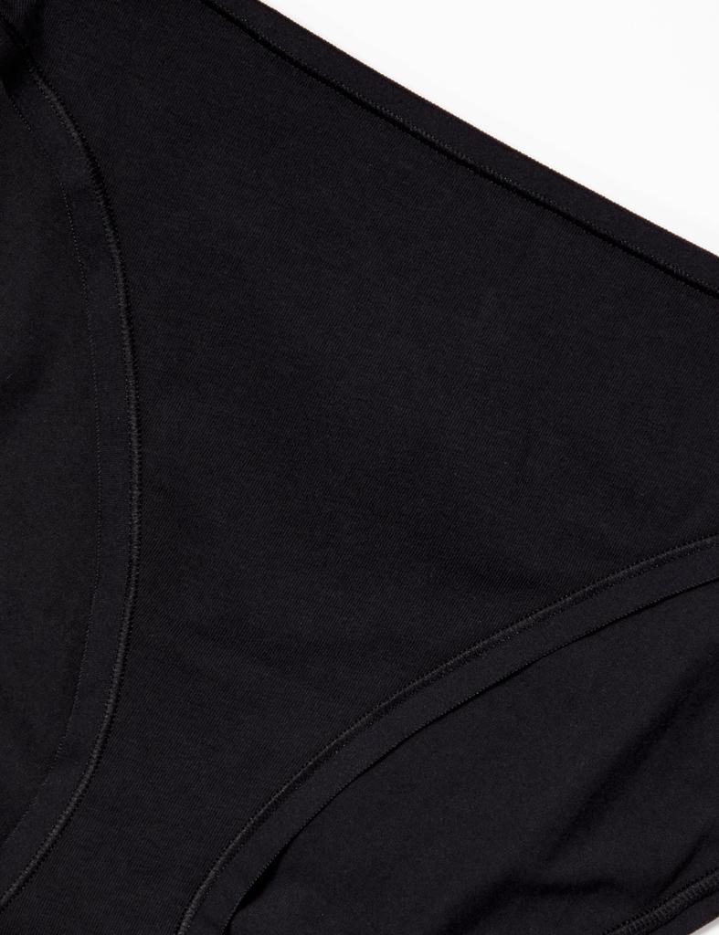 Amazon Essentials Breathable Cotton Size XL 6-Pack High-Cut Panties, Women's, Black,