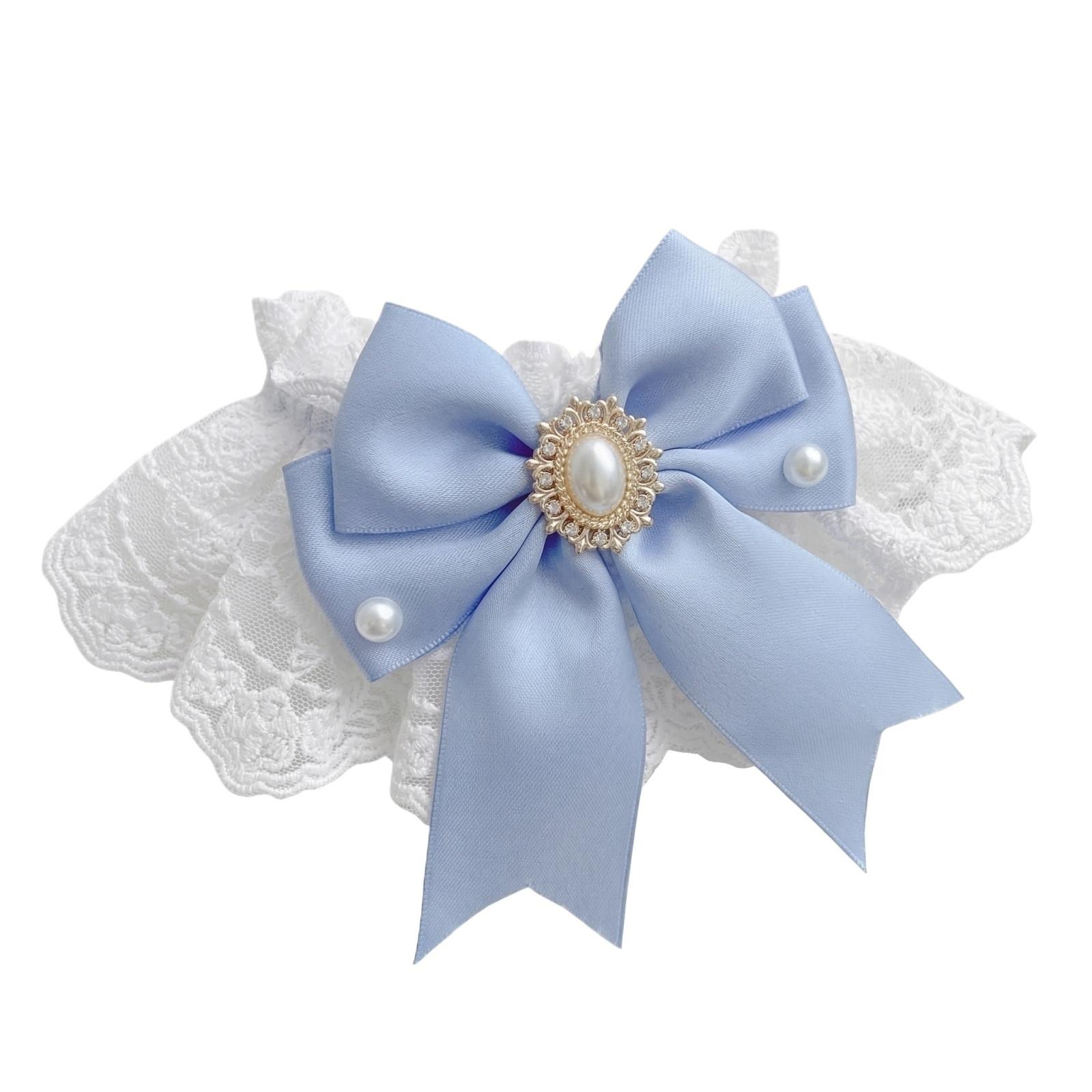 

Кружевной ошейник для питомцев с бантом, Свадебный нагрудник для кошек и собак one size