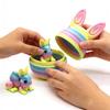 Easter 3D Printed Rabbit & Egg Ornaments - Movable Model Toys