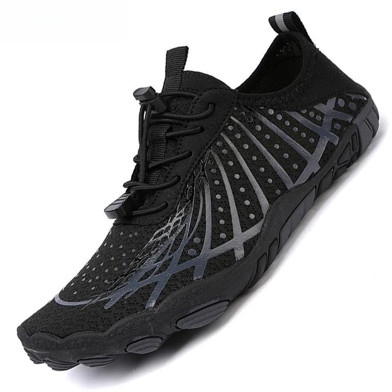 Quick Dry Aqua Shoes Men Women Non-slip Beach Wading Sneakers Breathable Soft Water Sports Footwear for Surfing Swimming