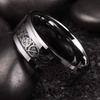 Charm Couple Rings Romantic Women Rhinestones CZ Rings Set Trendy Men Stainless Steel Rings Wedding Band Jewelry For Lover Gifts