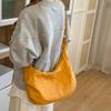 Crossbody bag women's new fashion simple dumpling bag girl versatile casual lightweight shoulder bag