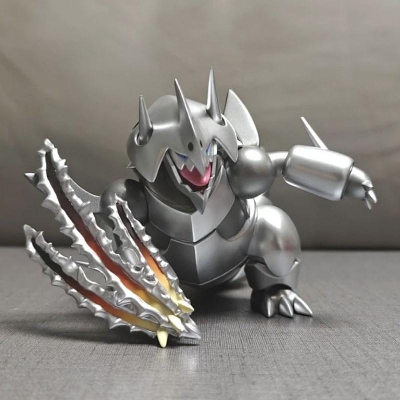 

Hot 1/20 Pocket Monsters Mega Aggron Anime Action Figure Model Playthings Desktop Collectible Decorations Birth Date Gifts