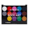 15 Colors Artist Washable Kids Face Watercolor Paint Solid Pigment Makeup Tool