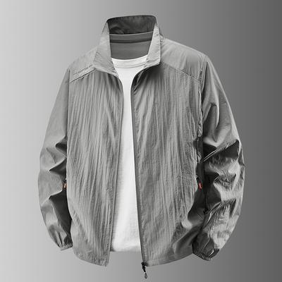 Papa Sommer Sonnencreme Kleidung Herren Atmungsaktive Jacke für Männer mittleren Alters