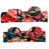 High Quality Casual Parent-child Print Bunny Ears Hair Accessory Bow Tie Hairband Mother Baby Stretch Headband