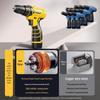 Deli 16V Brushless Cordless Drill Kit with 2 Batteries CN Plug (adapter Included)