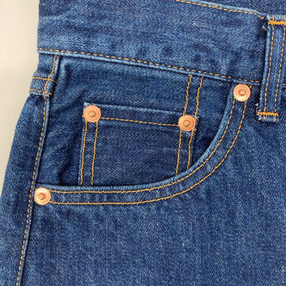 J.B.ATTIRE JBS-2402 Faded Blue Cotton Zip Fly Straight Denim Pants Bottoms 1 blueUsed