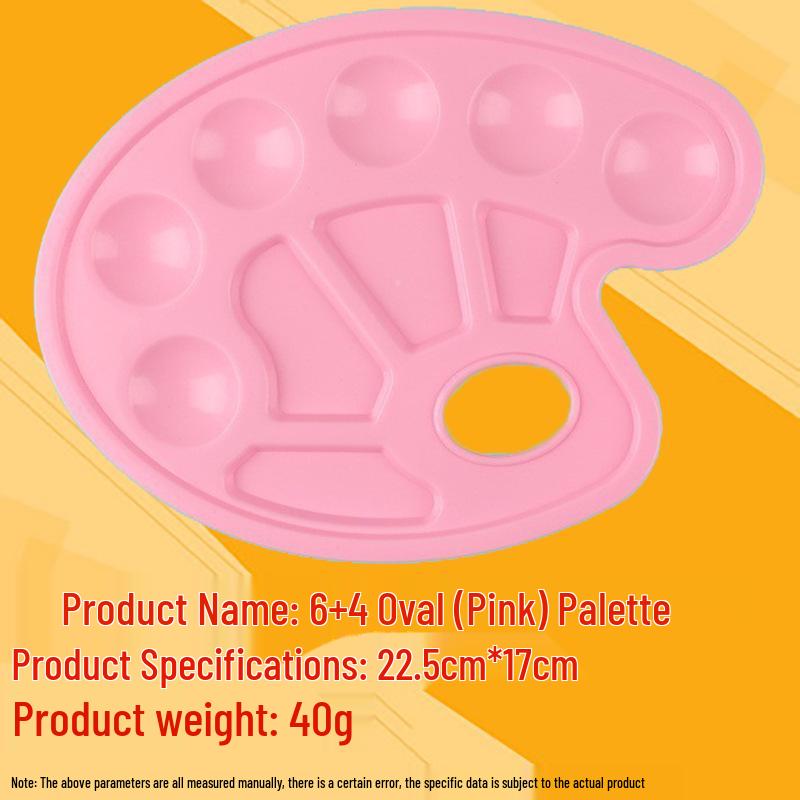 Children's Plastic Color Mixing Palette for Gouache Paints