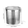 Seasoning Filter Brewing with Chain Hook Loose Leaf Tea Steeper Teaware Tea Filter Spice Stainless Steel Seasoning Strainer