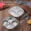 LIJIA FITMENT Stainless Steel Divided Meal Plate