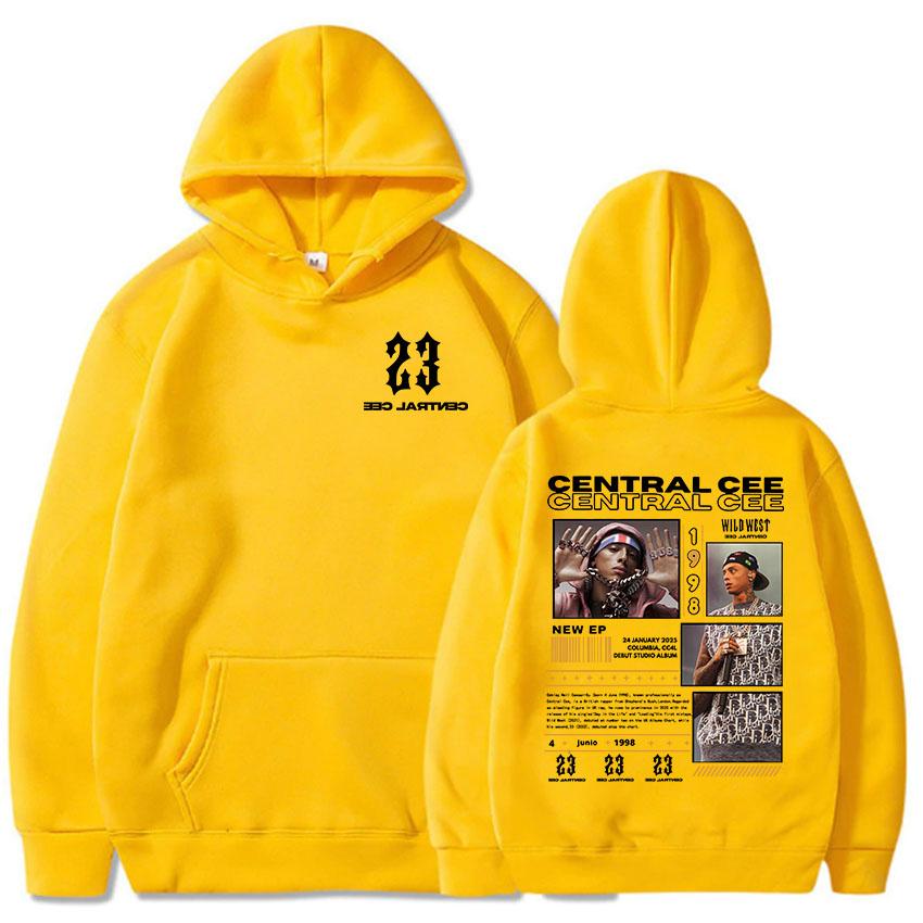 Central Cee CAN'T RUSH GRETNESS Mikiny s potiskem Pulovry s kapucí s dlouhým rukávem Streetwear Rapper Potisk Móda Oblečení Unisex