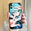 Virtual Singer H-Hatsune M-Miku Phone Case Cool Black Silicone Soft For IPhone 16 15 14 13 12 11 X XR Plus Pro Max Plus