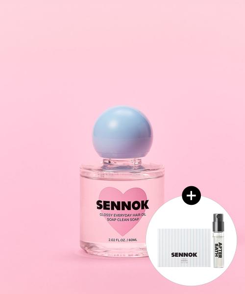 Sennok Glossy Everyday Hair Oil 60ml  Choose 1 Of 3 Soap clean soap