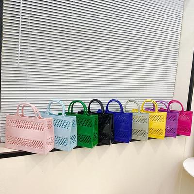 Mode Jelly Buns Draagtassen Voor Vrouwen Luxe Designer Handtas En Portemonnee 2025 Nieuw Binnen PVC Holle Bovenhandvat Onderarm Schouder